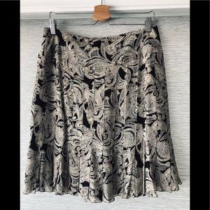 Vintage❣️Jones New York Paisley Pleated Skirt